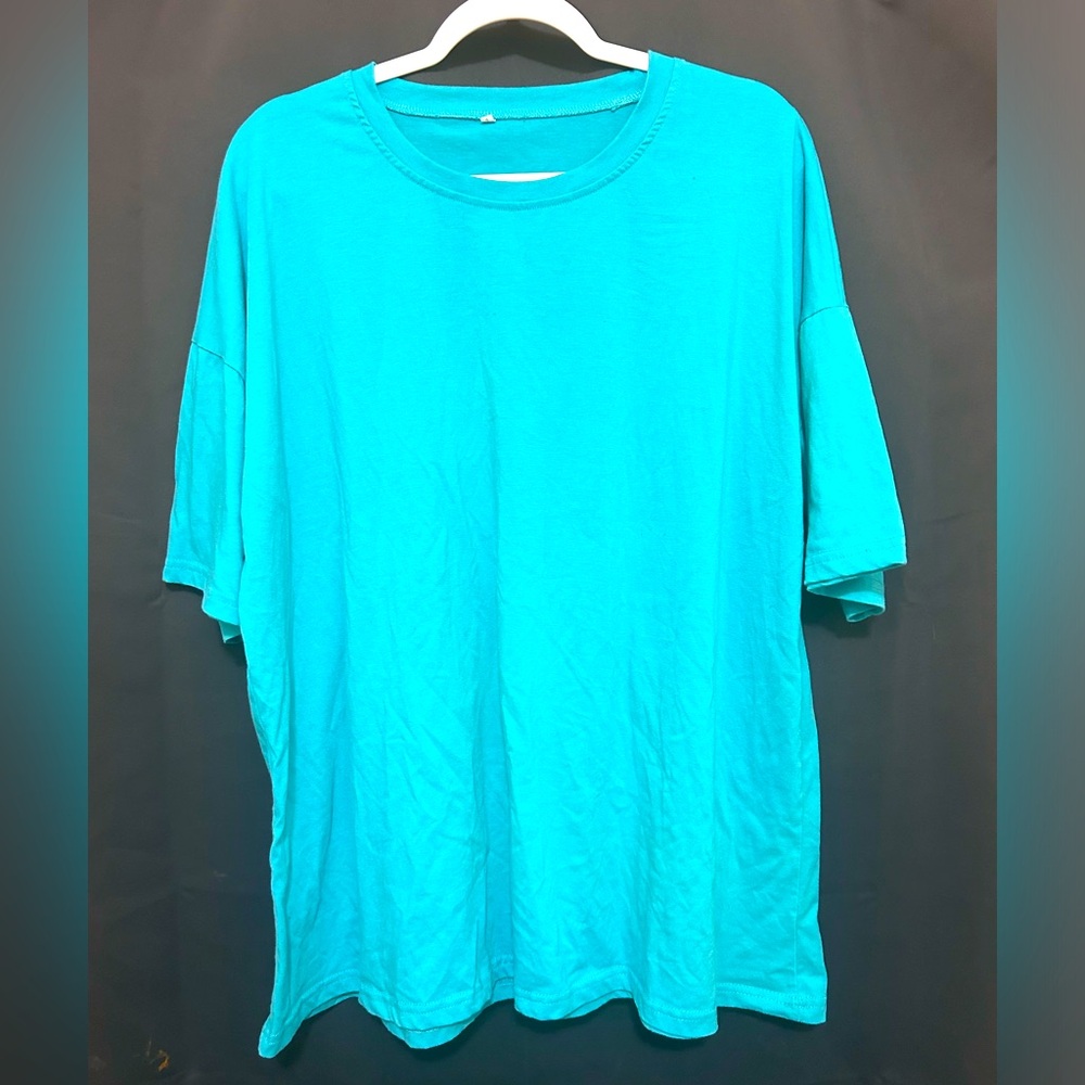 2XL light blue streetwear tshirt